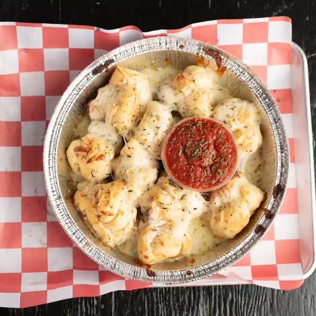 Cheesy Garlic Knots.